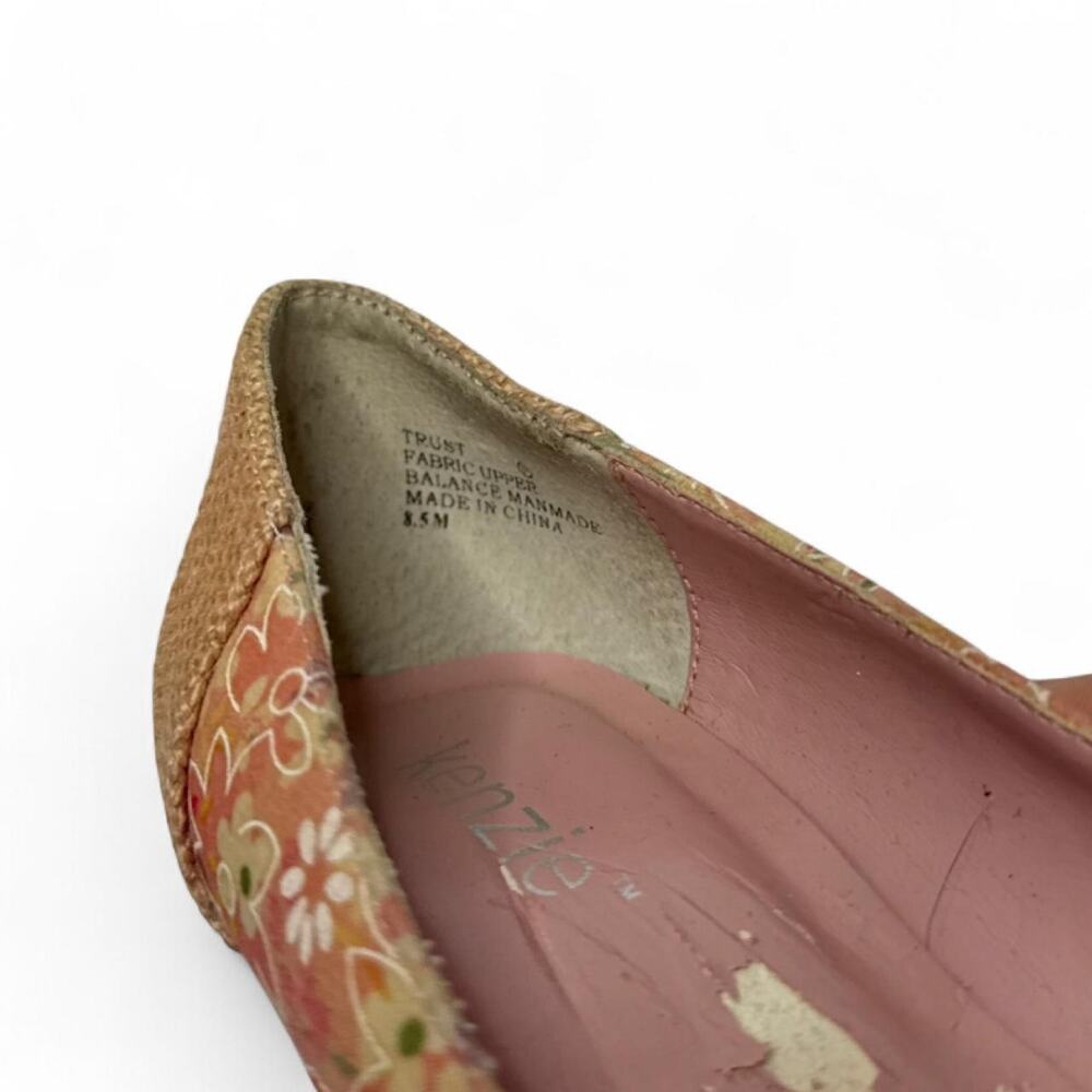 Kenzie Y2K Coquette Doll Fairy core Pink Patterned Closed Toe Pump Heel size 8.5 - Picture 8 of 8